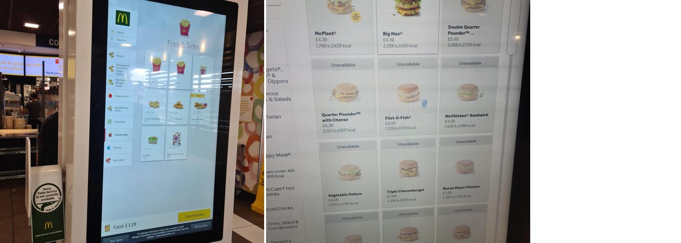 McDonald's Menu
