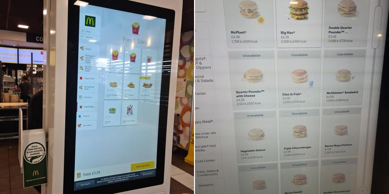 McDonald's Menu