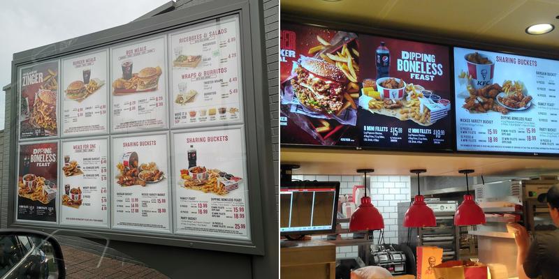 KFC Telford - Wrekin Retail Park Menu