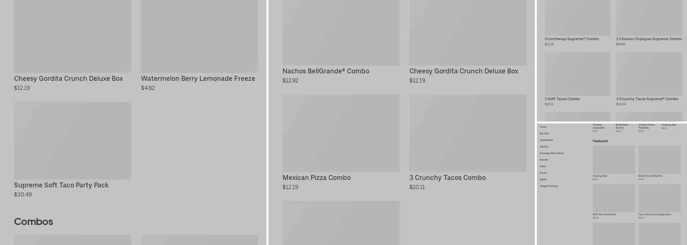 Taco Bell Menu