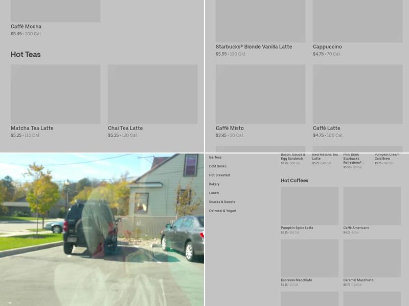 Starbucks Menu