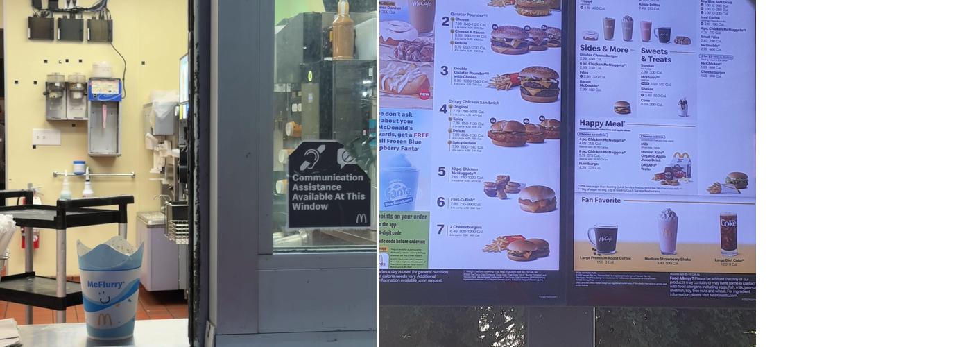 McDonald's Menu