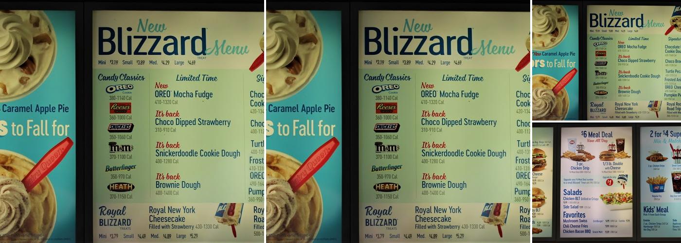 Dairy Queen Menu
