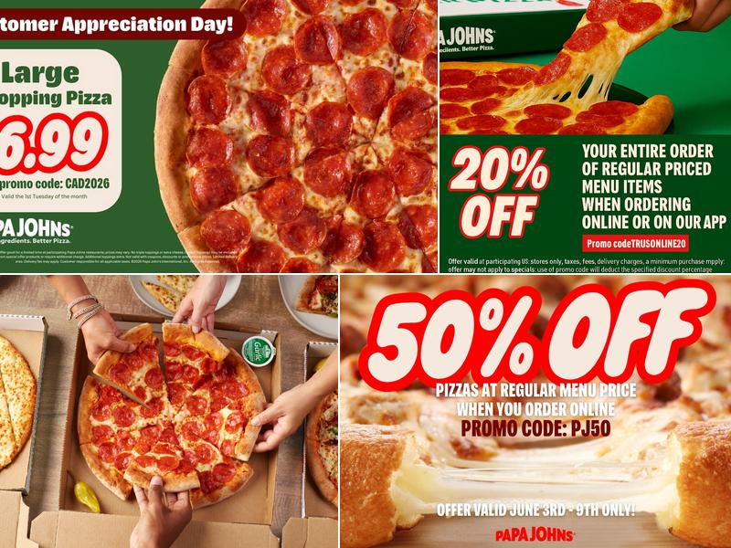 Papa Johns Pizza 2632 Calumet Dr, Sheboygan
