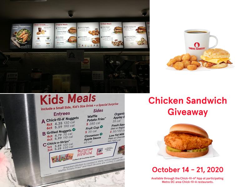 Chick-fil-A Menu