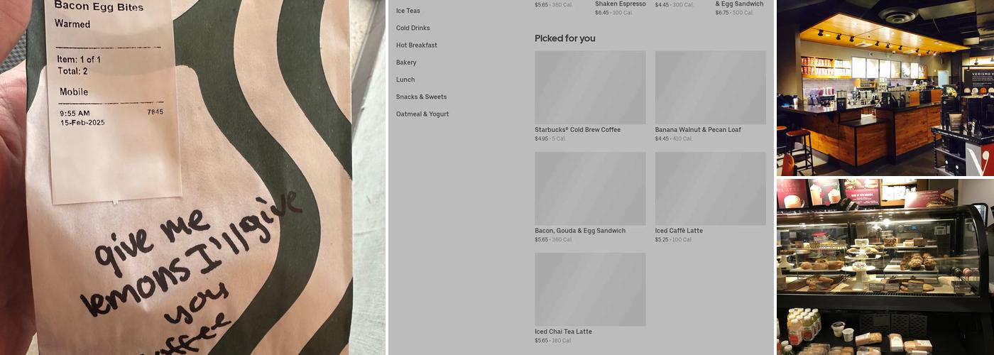 Starbucks Menu