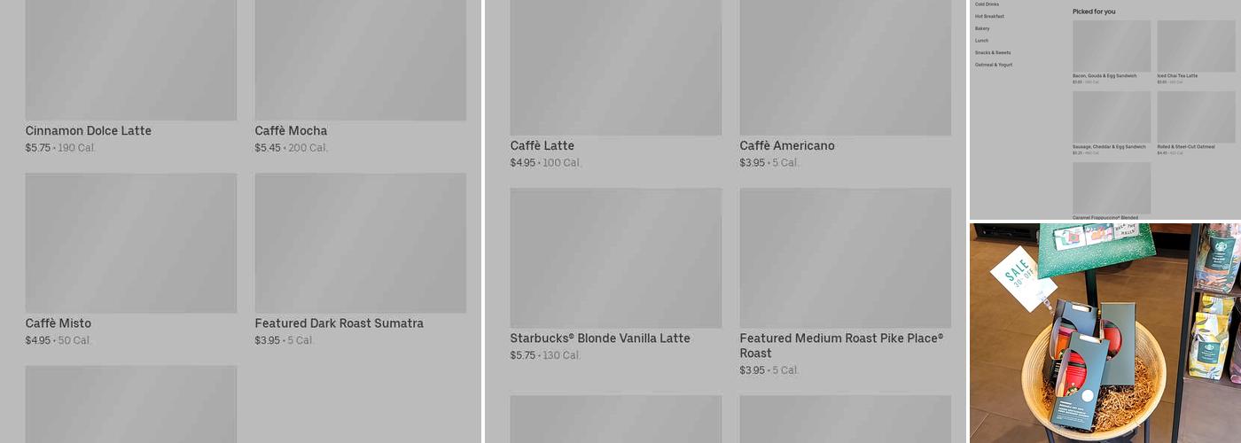 Starbucks Menu