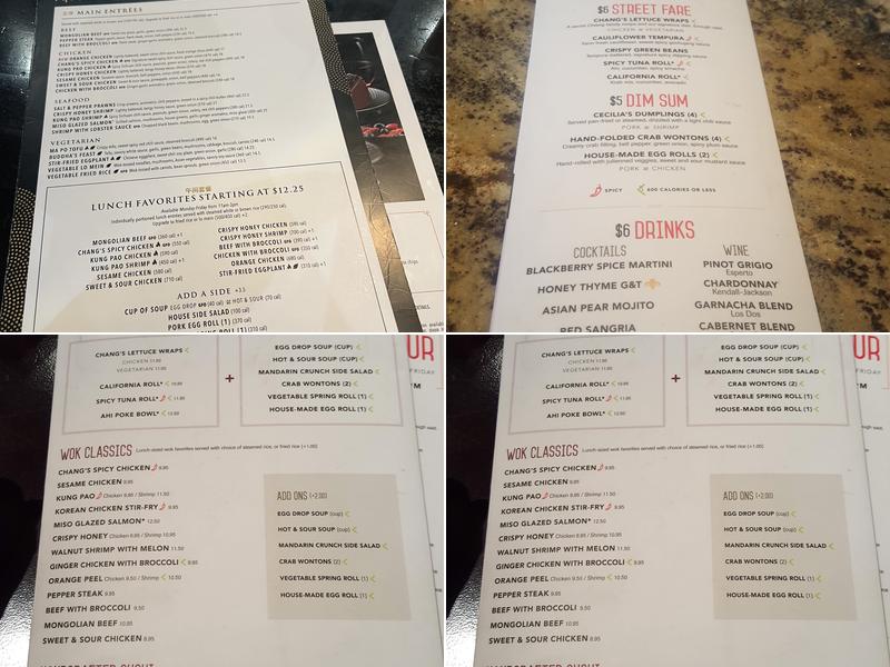 P.F. Chang's Menu