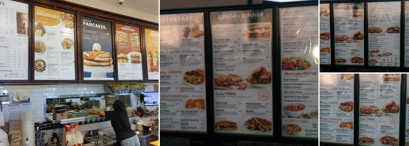 Corner Bakery Cafe Menu