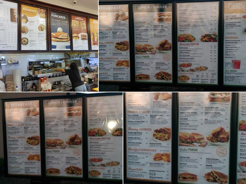 Corner Bakery Cafe Menu