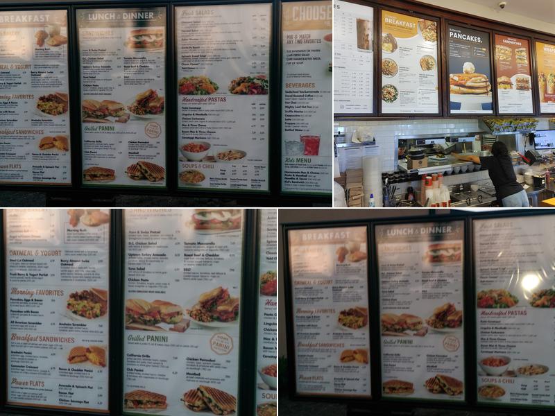 Corner Bakery Cafe Menu