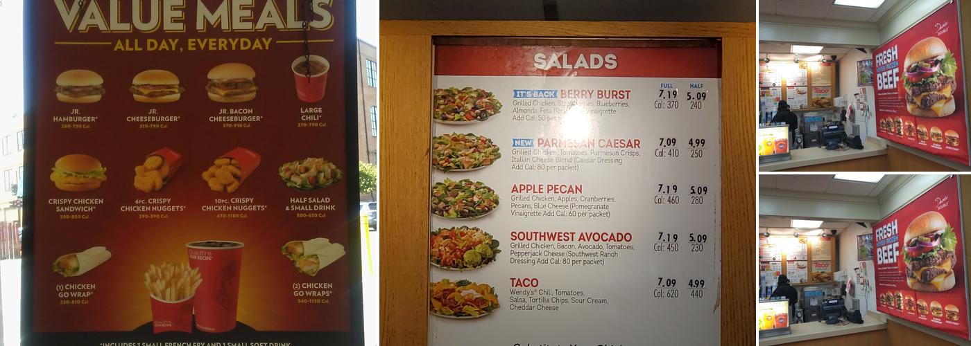 Wendy's Menu
