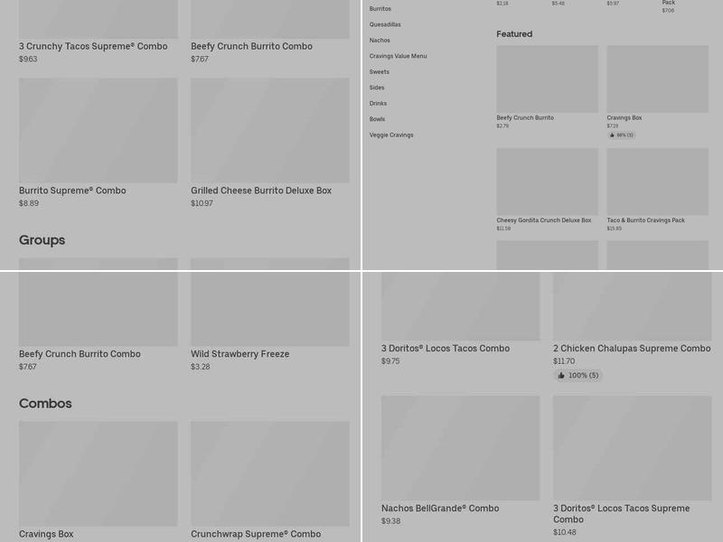 Taco Bell Menu