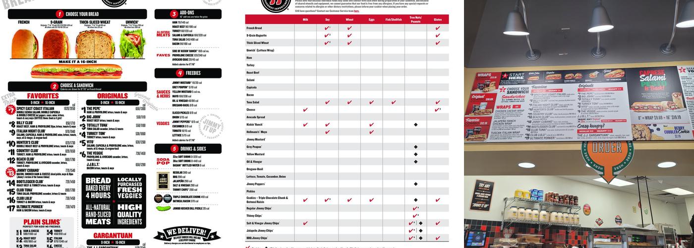 Jimmy John's Menu