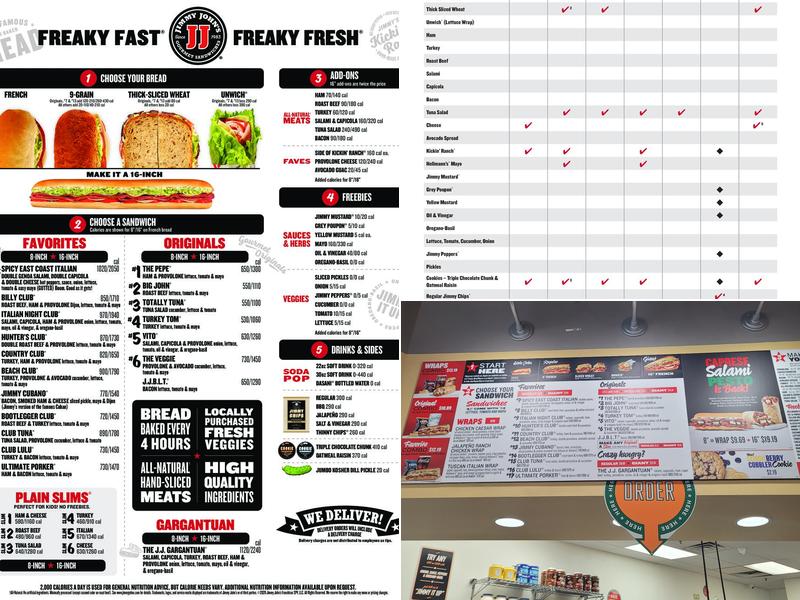Jimmy John's Menu