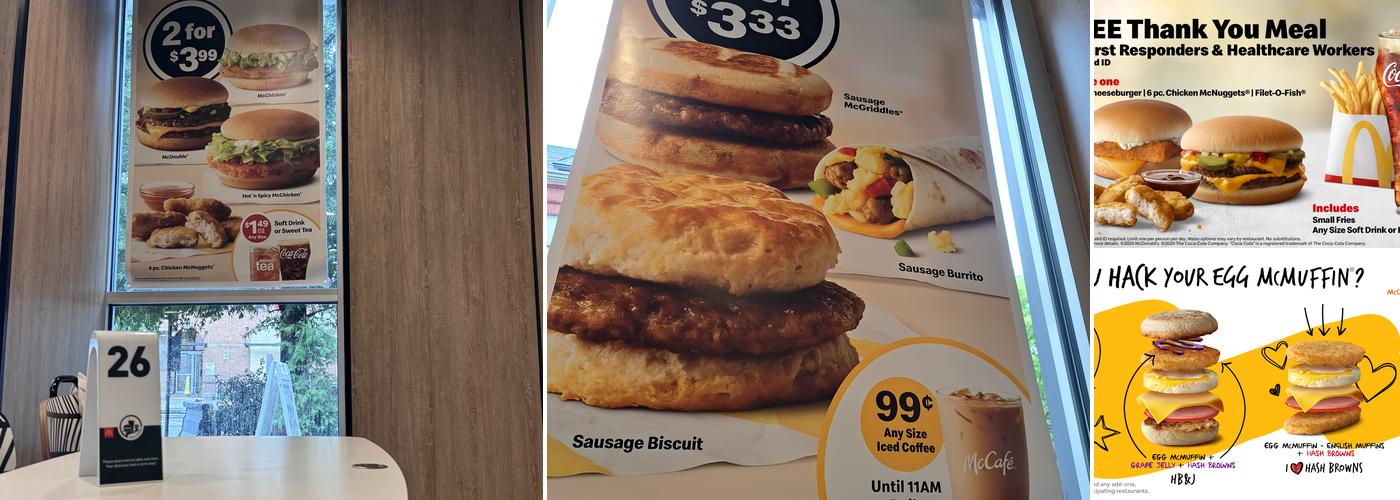 McDonald's Menu