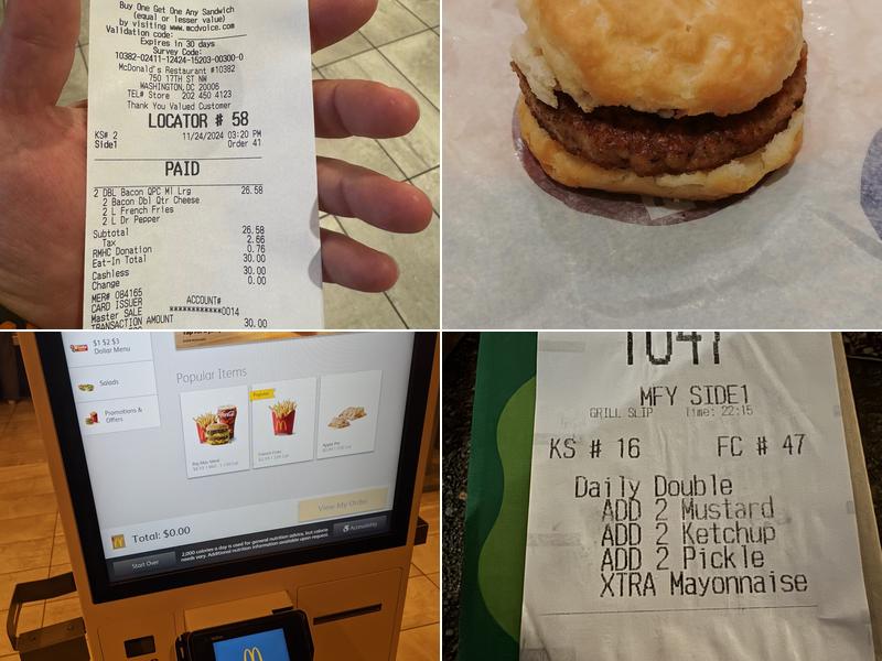McDonald's Menu