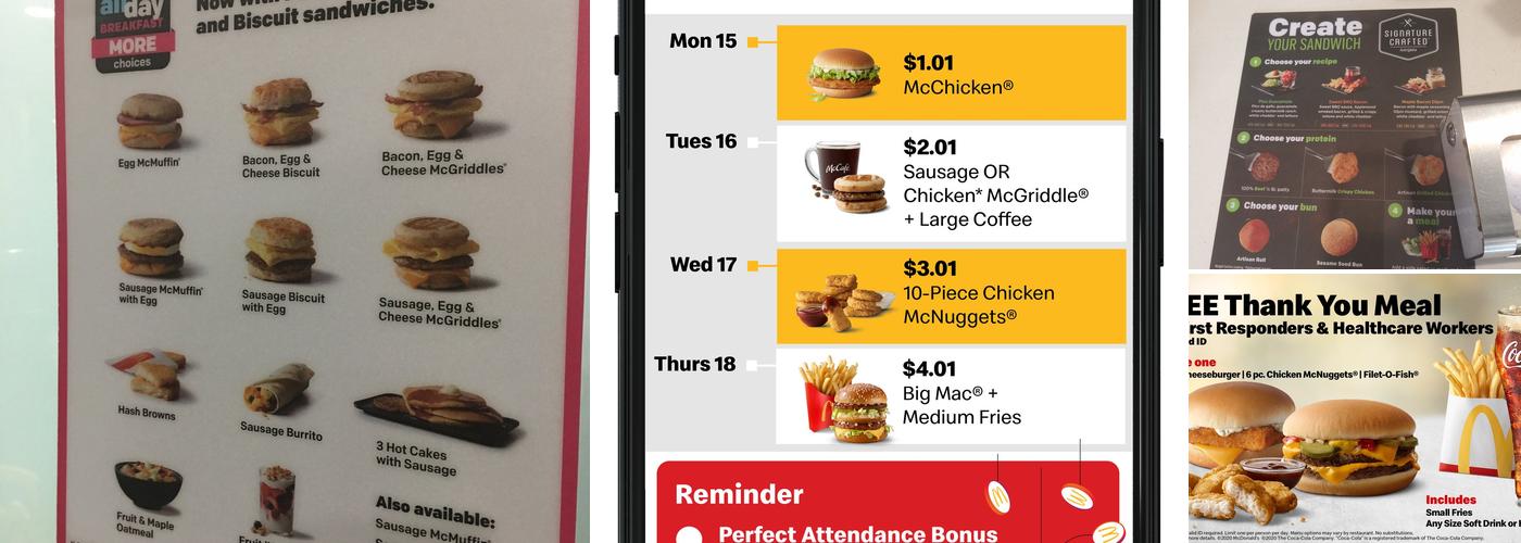 McDonald's Menu