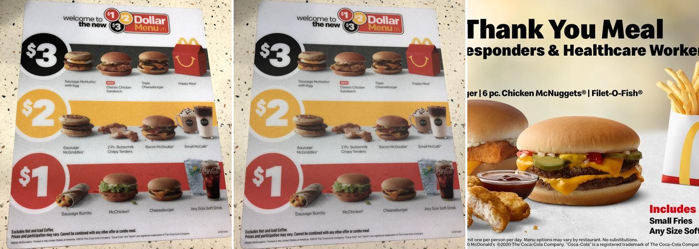 McDonald's Menu