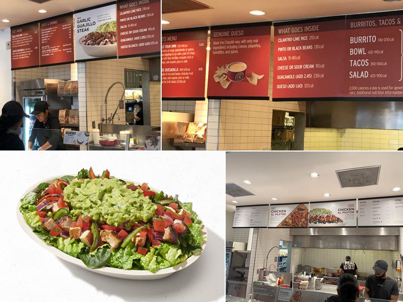 Chipotle Mexican Grill Menu
