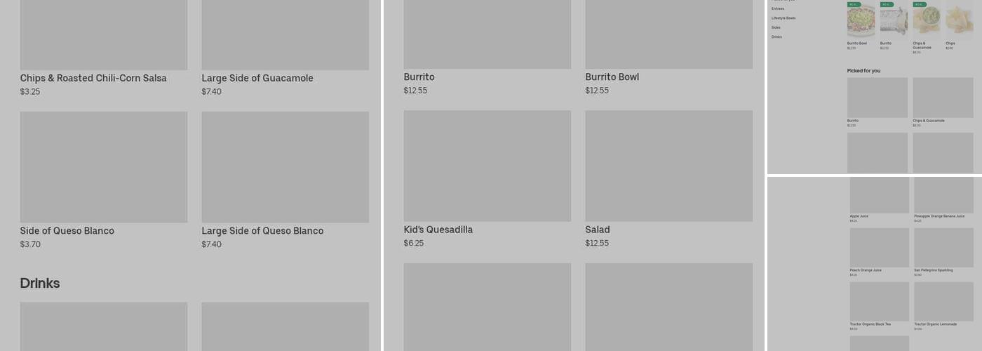 Chipotle Mexican Grill Menu