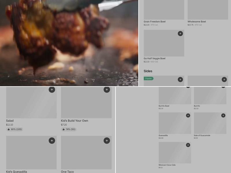 Chipotle Mexican Grill Menu