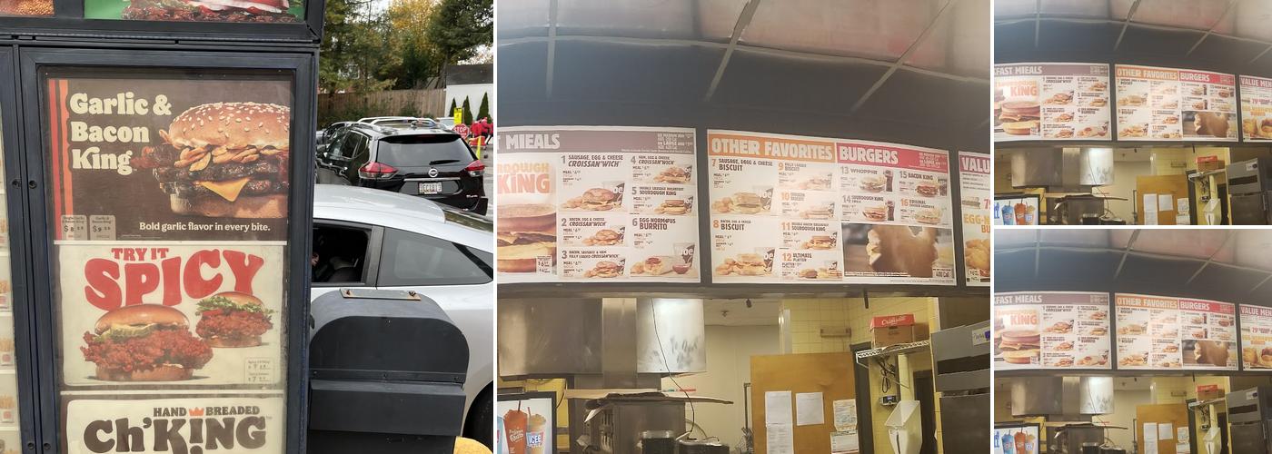 Burger King Menu