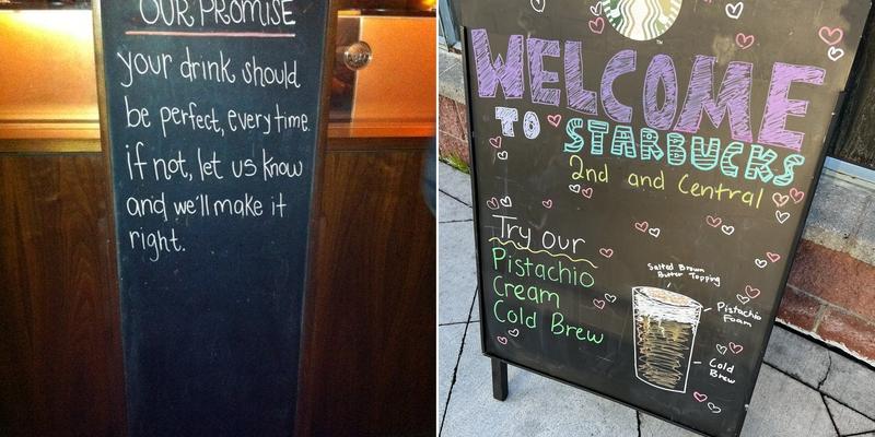 Starbucks Menu