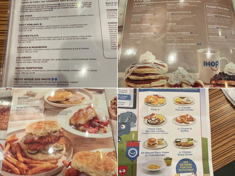 IHOP Menu
