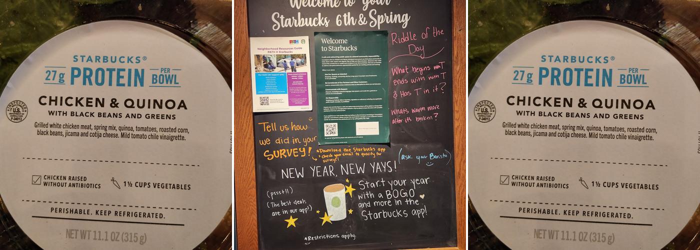 Starbucks Menu