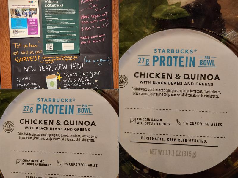 Starbucks Menu