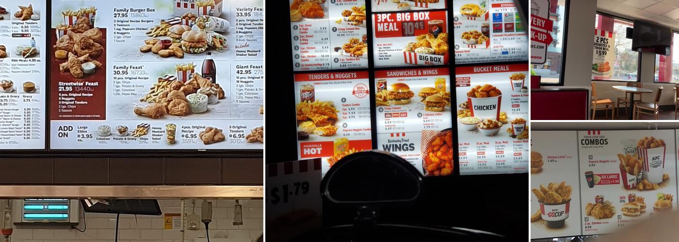 KFC Menu