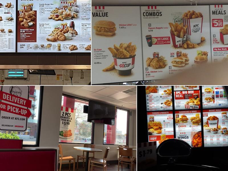 KFC Menu
