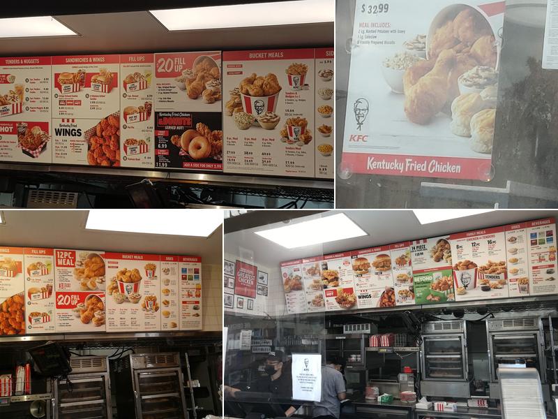 KFC Menu