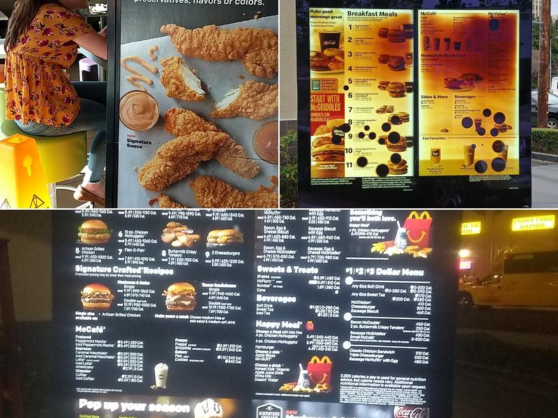 McDonald's Menu