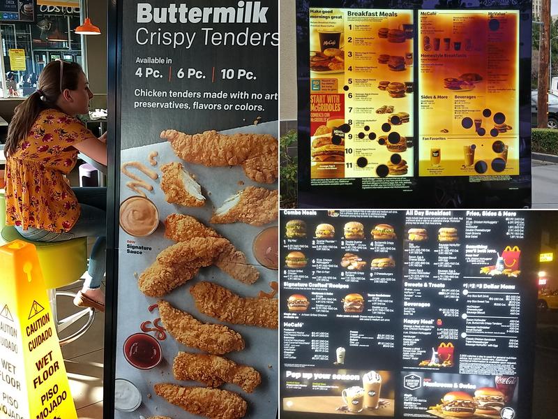 McDonald's Menu