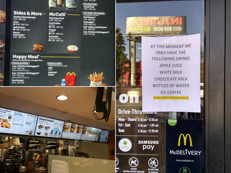 McDonald's Menu