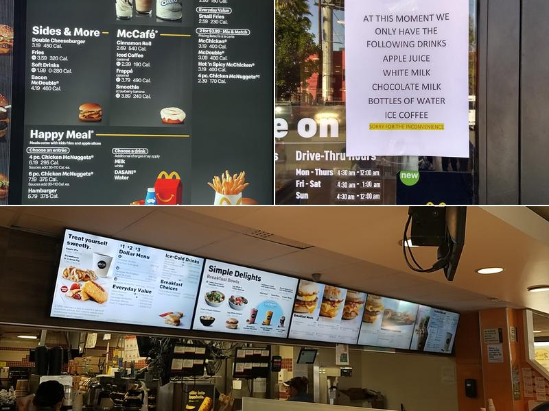 McDonald's Menu