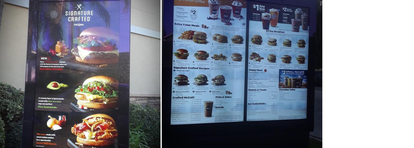 McDonald's Menu