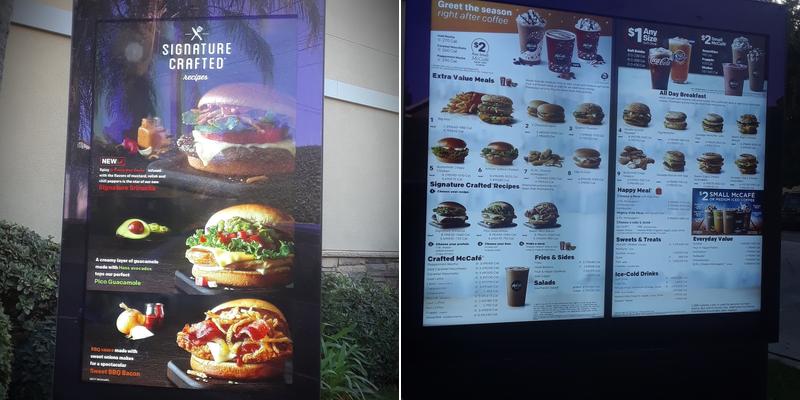 McDonald's Menu