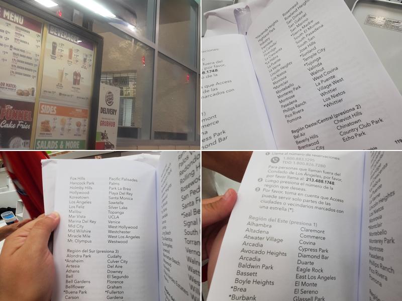 Burger King Menu