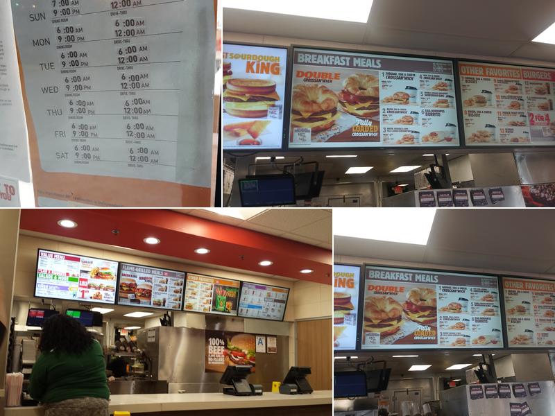 Burger King Menu