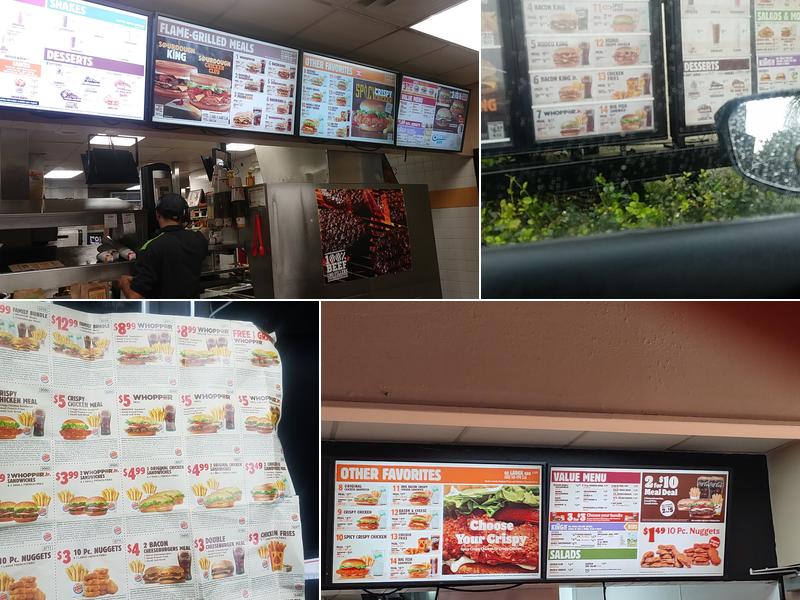 Burger King Menu