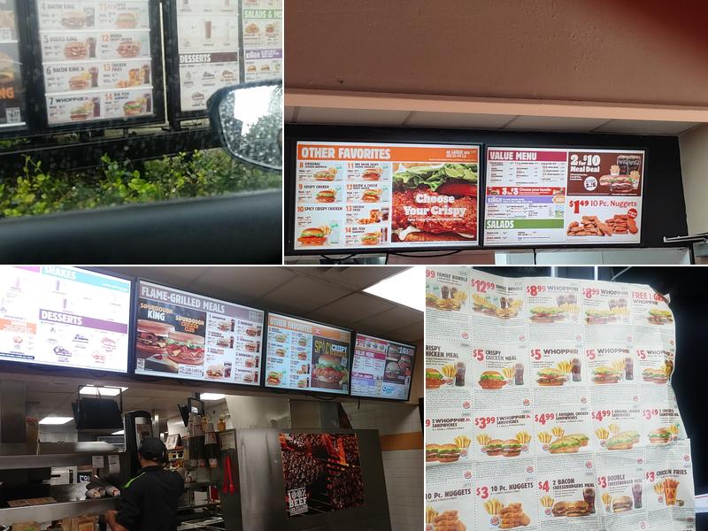 Burger King Menu
