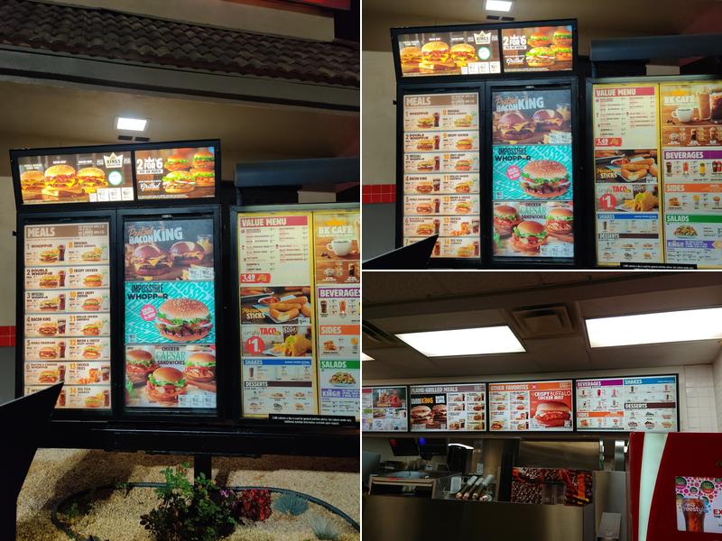 Burger King Menu