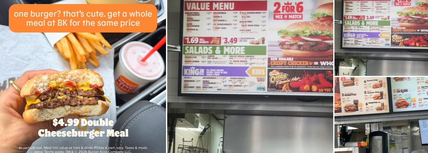Burger King Menu