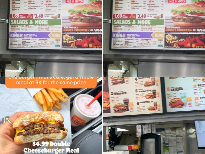 Burger King Menu