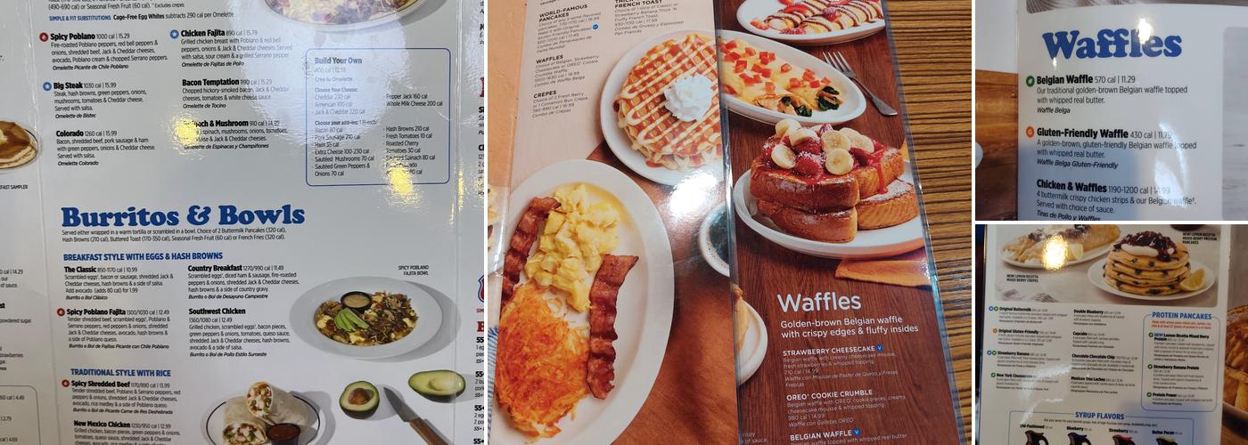 IHOP Menu