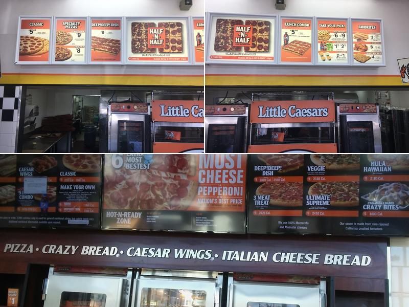 Little Caesars Pizza Menu