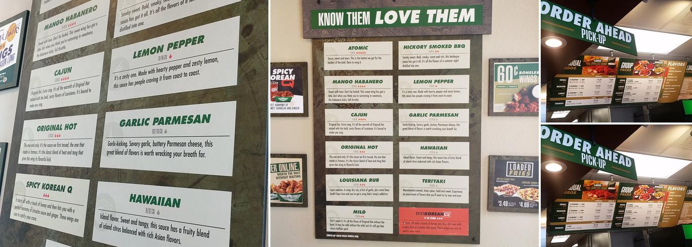 Wingstop Menu